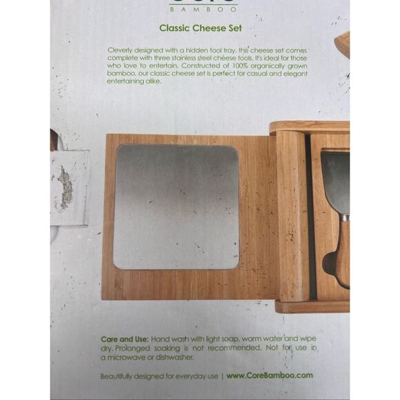 Core Bamboo Classic Cheese Set - Picture 3 of 5